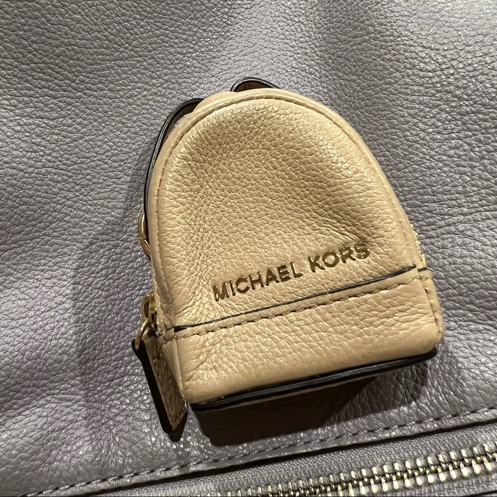 Michael Kors Rhea Backpack Key Charm Coin Holder